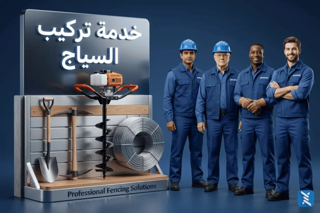 Service professionnel d'installation de grillage et clôture pour terrains agricoles au Maroc.